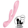 Satisfyer - Vibration Hybride Triple Oh Rose